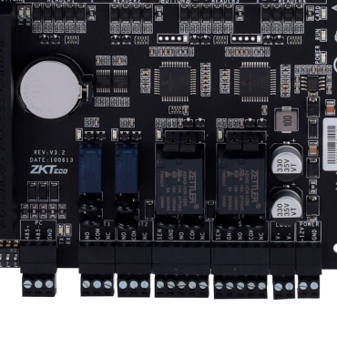 Access Controller - Card, QR or PIN - TCP/IP Communication - 4 Wiegand readers - Relay output for 4 doors - ZKBioCV Software 5 doors/5 APP included