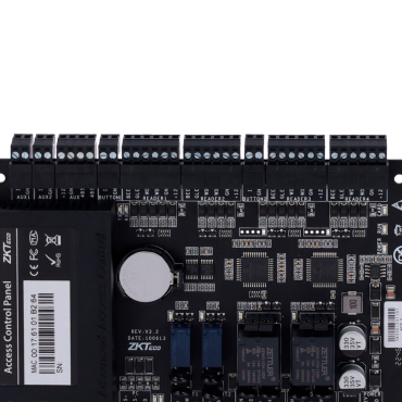 Access Controller - Card, QR or PIN - TCP/IP Communication - 4 Wiegand readers - Relay output for 4 doors - ZKBioCV Software 5 doors/5 APP included