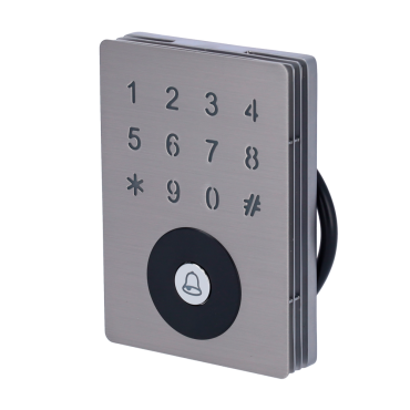 Access control and access reader - EM Card and PIN - 5.000 cards | 5.000 users - Integrated controller | Wiegand 26/34 - Compatible with ZKTeco controllers - Suitable for outdoor use IP65 | Anti-vandalism