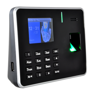 Simple Time & Attendance and Access control - Fingerprints, EM RFID card and keypad - 3000 recordings / 50.000 records - TCP/IP, USB and Relay - Time & Attendance control mode management - ZkTime SmallBusiness | ZkTime Enterprise