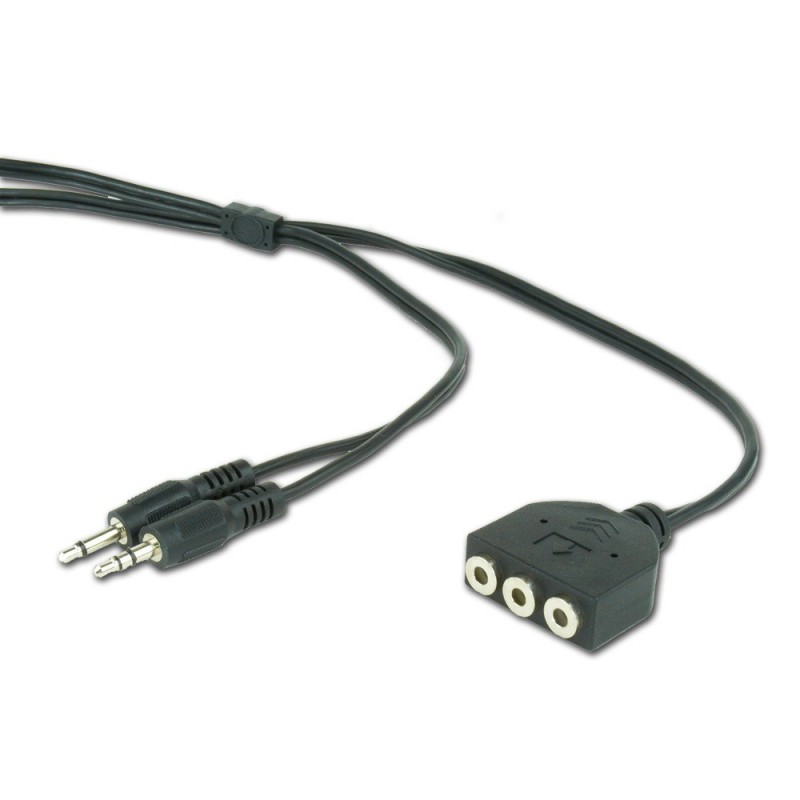 Cables : Verlengkabel+splitter voor microfoon, hoofdtelefoon ... | CCTV ...